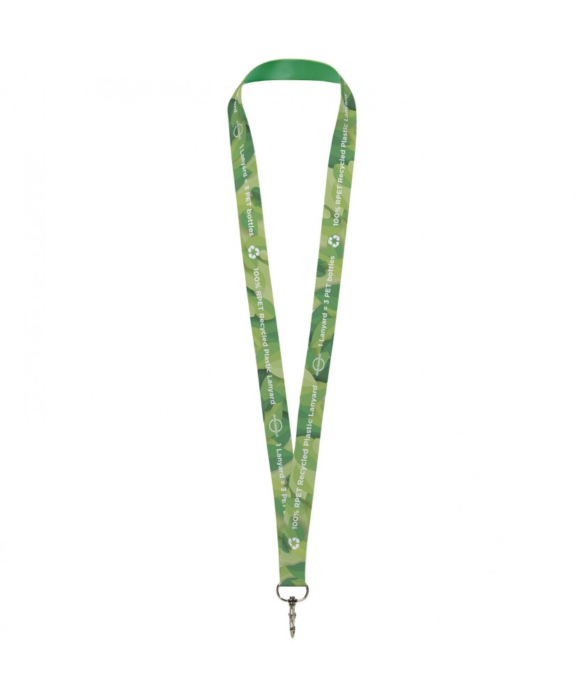 Printécom - Objets et Supports Publicitaires - Lanyard Lana en PET recyclé sublimation | PRINTECOM
