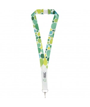 Printécom - Objets et Supports Publicitaires - Tour de cou Addie en PET recyclé sublimation | PRINTECOM