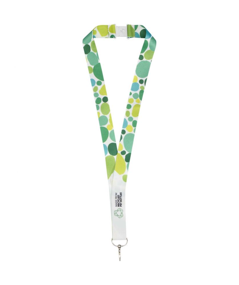 Tour de cou en PET recyclé sublimation personnalisé Addie Printécom - Objets et Supports Publicitaires publicitaire