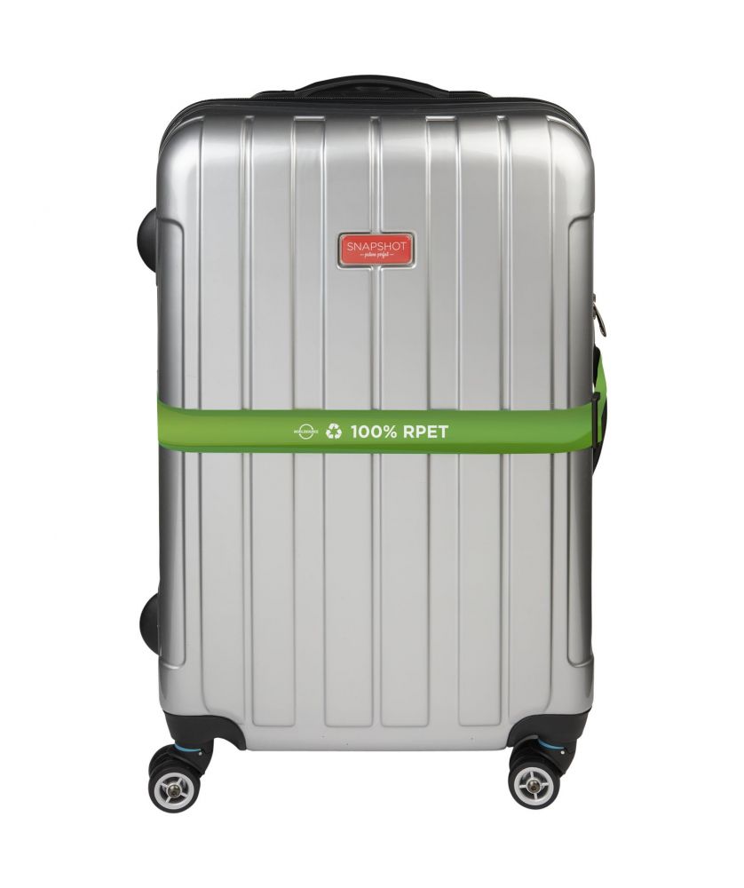 Sangle de bagage en PET recyclé sublimation personnalisée Luuc Accessoires de Voyage publicitaire