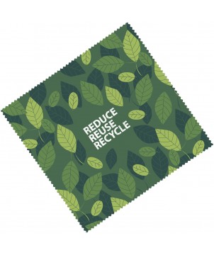 Printécom - Objets et Supports Publicitaires - Grand chiffon de nettoyage Cori en PET recyclé | PRINTECOM