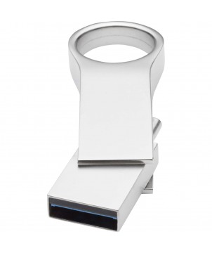 Printécom - Objets et Supports Publicitaires - Grande clé USB 3.0 type C ronde | PRINTECOM