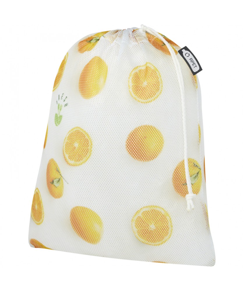 Printécom - Objets et Supports Publicitaires - Sac de courses en polyester recyclé de 25 x 32 cm à sublimation | PRINTECOM