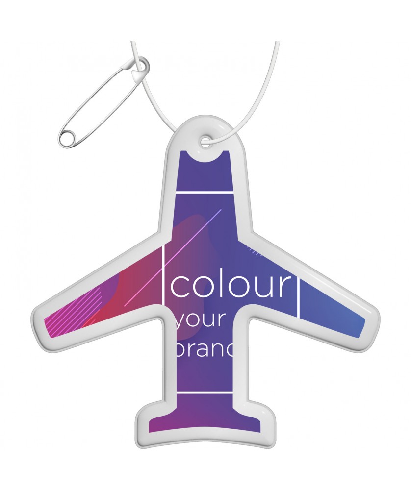 Printécom - Objets et Supports Publicitaires - Attache réfléchissante plate en PVC H-09 RFX™ | PRINTECOM