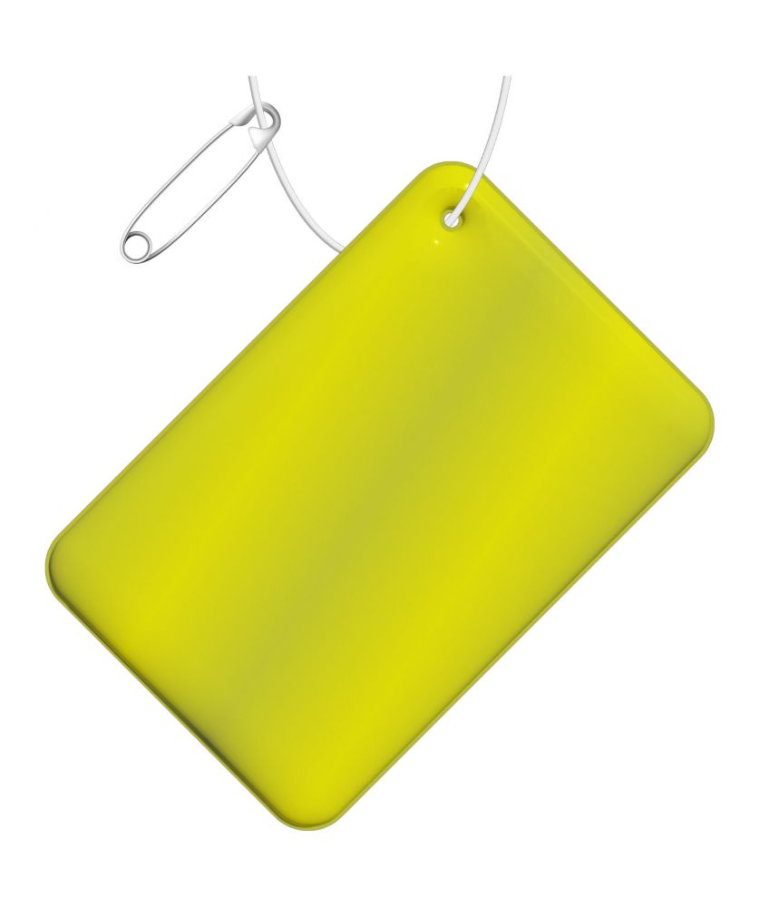 Attache réfléchissante rectangulaire petit modèle en PVC personnalisée RFX H-10 Printécom - Objets et Supports Publicitaires ...