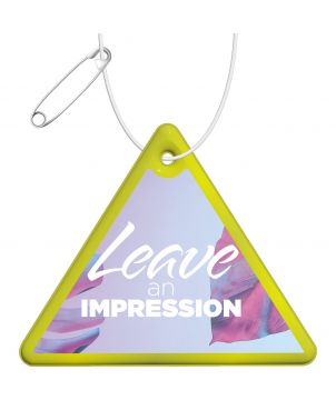 Attache réfléchissante triangulaire en PVC personnalisée RFX H-12 Printécom - Objets et Supports Publicitaires publicitaire