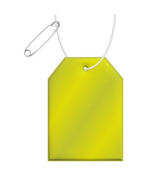 Attache réfléchissante en forme d'étiquette en TPU personnalisée RFX H-12 Printécom - Objets et Supports Publicitaires public...