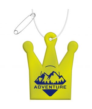 Attache réfléchissante en forme de couronne en TPU personnalisée RFX H-12 Accessoires de Sécurité publicitaire