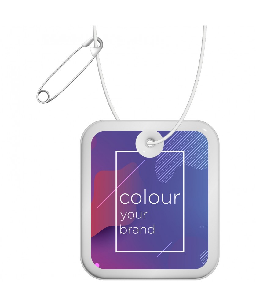 Printécom - Objets et Supports Publicitaires - Attache réfléchissante rectangulaire en PVC H-20 RFX™, XXL | PRINTECOM