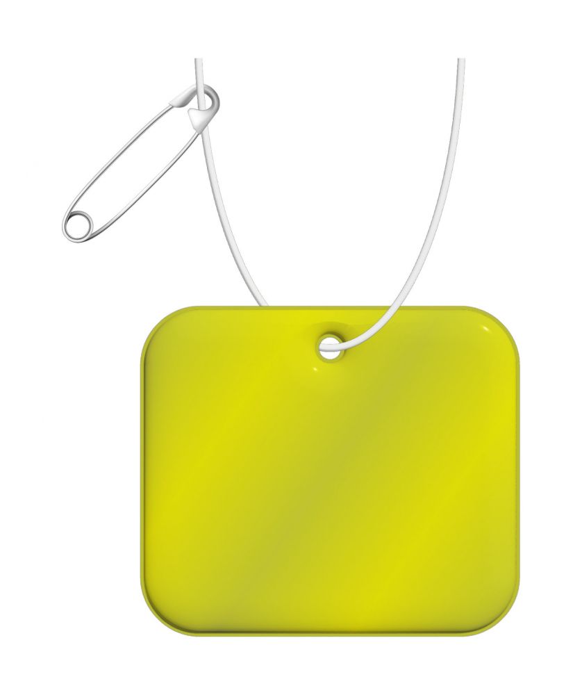 Attache réfléchissante rectangulaire XL en PVC personnalisée RFX H-20 Accessoires de Sécurité publicitaire