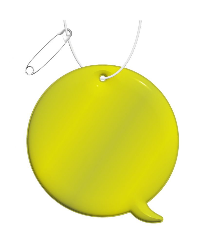Attache réfléchissante en forme de mémo en PVC personnalisée RFX H-09 Accessoires de Sécurité publicitaire