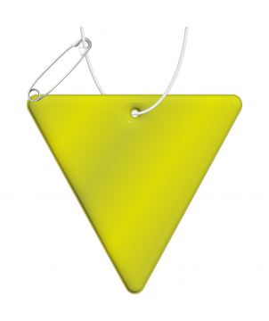 Attache réfléchissante en forme de triangle inversé en PVC personnalisée RFX H-12 Printécom - Objets et Supports Publicitaire...