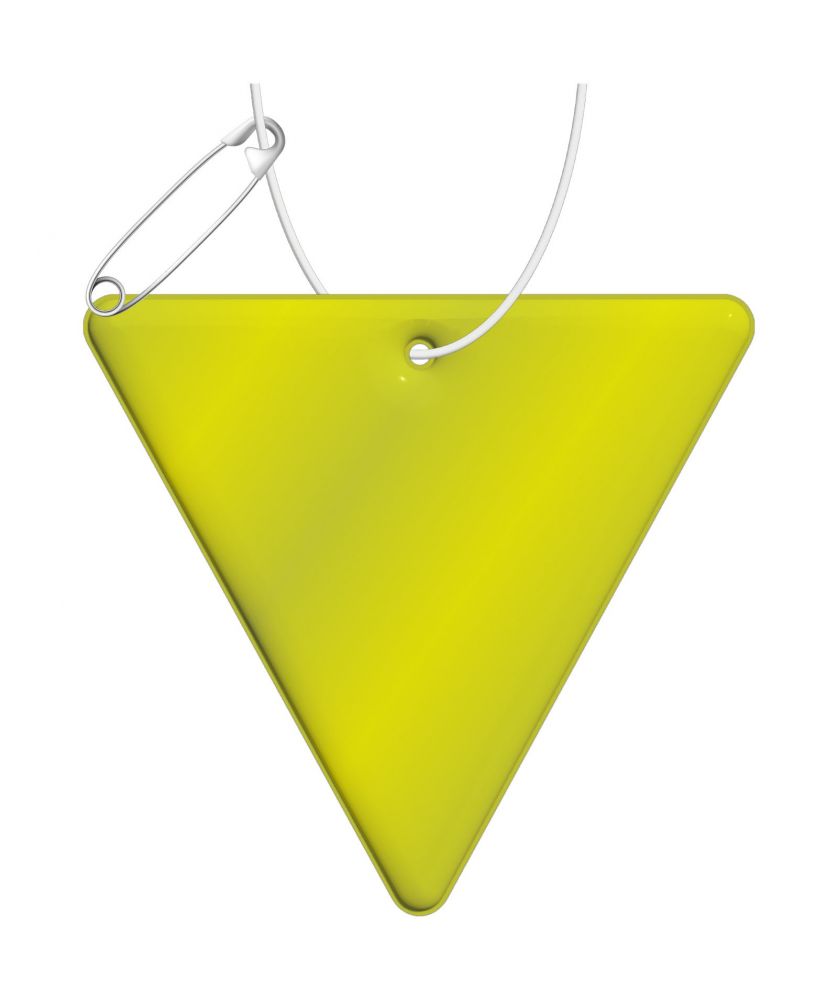 Attache réfléchissante en forme de triangle inversé en TPU personnalisée RFX H-12 Printécom - Objets et Supports Publicitaire...