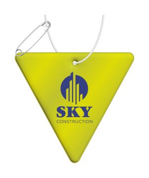 Attache réfléchissante en forme de triangle inversé en TPU personnalisée RFX H-12 Printécom - Objets et Supports Publicitaire...