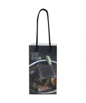 Sac en papier integra artisanal 170 g/m² 9,5 x 4 x 17 cm à poignées torsadées personnalisé Sacs et bagages publicitaire