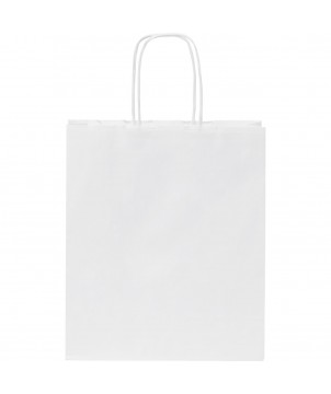 Printécom - Objets et Supports Publicitaires - Sac en papier Kraft 80 g/m² avec poignées torsadées, 18 x 8 x 21 cm | PRINTECOM