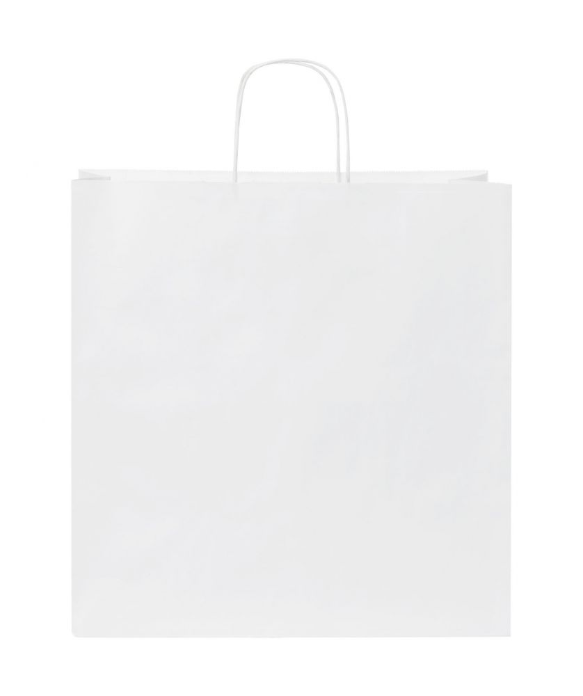 Sac en papier kraft 80-90 g/m² 34 x 20 x 35 cm à poignées torsadées personnalisé Sacs et bagages publicitaire