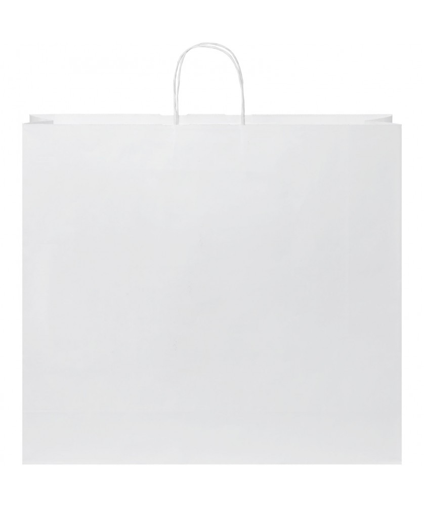Printécom - Objets et Supports Publicitaires - Sac en papier Kraft 90-100 g/m² avec poignées torsadées, 49,5 x 14 x 44 cm | PRINTECOM