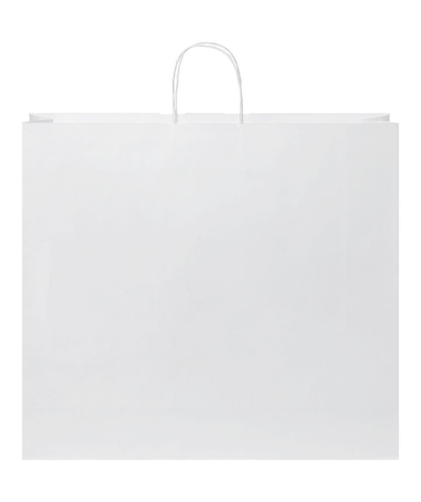 Sac en papier kraft 90-100 g/m² 49,5 x 14 x 44 cm à poignées torsadées personnalisé Sacs et bagages publicitaire