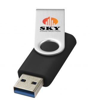Clé USB 3.0 rotative basique personnalisée Rotate Printécom - Objets et Supports Publicitaires publicitaire