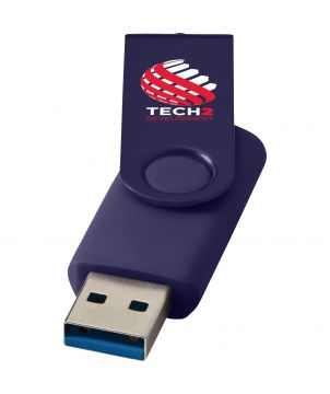 Clé USB 3.0 rotative métallique personnalisée Rotate Printécom - Objets et Supports Publicitaires publicitaire