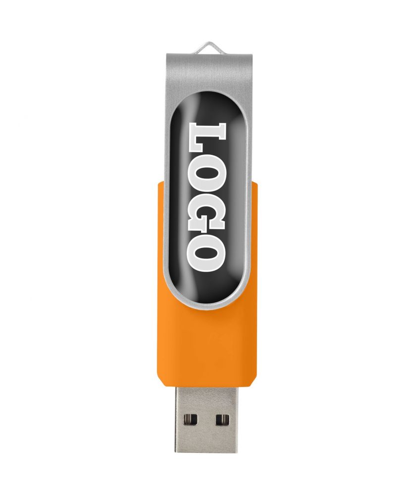 Clé USB 3.0 rotative à grande surface de marquage personnalisée Rotate Printécom - Objets et Supports Publicitaires publicitaire