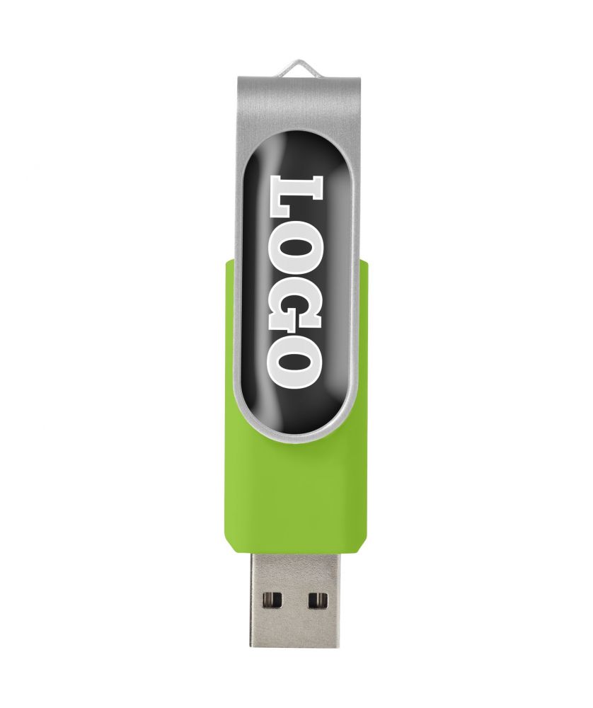 Clé USB 3.0 rotative à grande surface de marquage personnalisée Rotate Printécom - Objets et Supports Publicitaires publicitaire