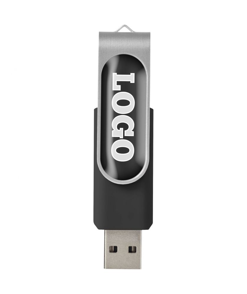 Clé USB 3.0 rotative à grande surface de marquage personnalisée Rotate Printécom - Objets et Supports Publicitaires publicitaire