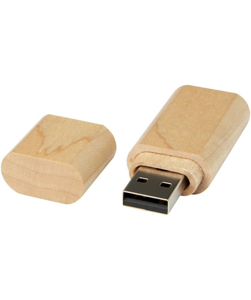 Clé USB 3.0 en bois avec porte-clés personnalisée Printécom - Objets et Supports Publicitaires publicitaire