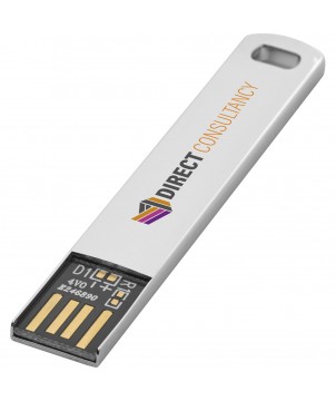Printécom - Objets et Supports Publicitaires - Clé USB 2.0 plate en métal | PRINTECOM