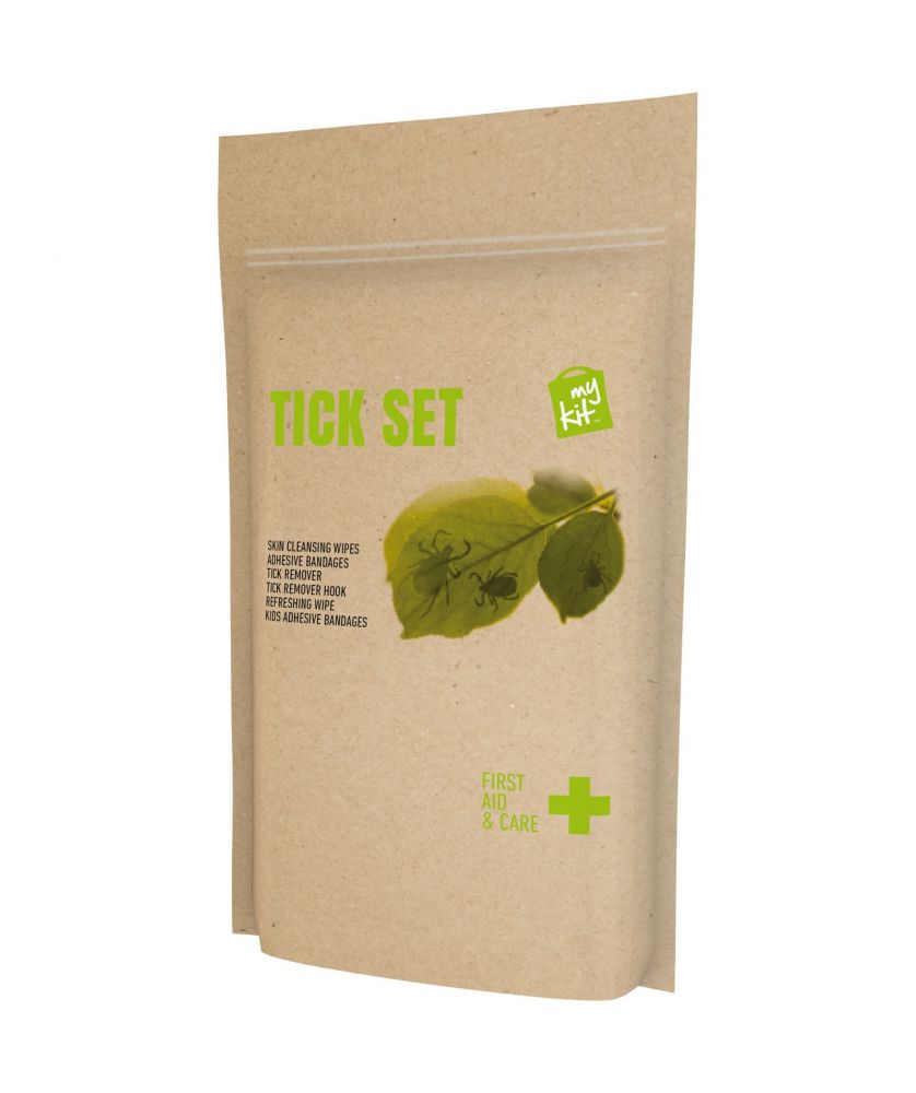 Kit anti-tiques en pochette papier personnalisé MyKit Printécom - Objets et Supports Publicitaires publicitaire