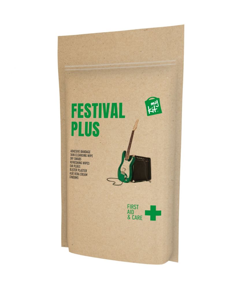 Kit festival en pochette papier personnalisé MyKit Festival Plus Printécom - Objets et Supports Publicitaires publicitaire