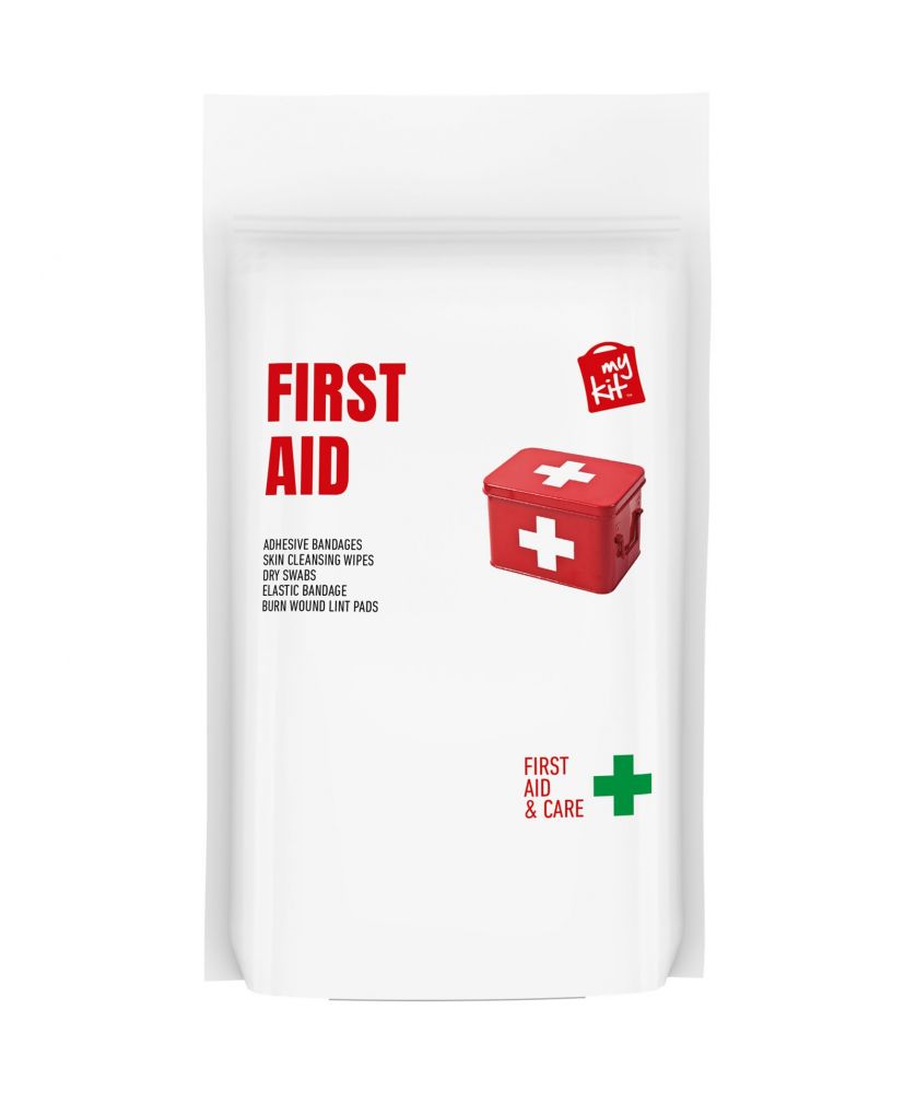 Kit de premiers secours essentiel personnalisé MyKit Printécom - Objets et Supports Publicitaires publicitaire
