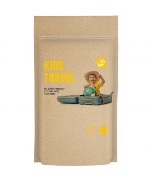 Kit de voyage enfant en pochette papier personnalisé MyKit Printécom - Objets et Supports Publicitaires publicitaire