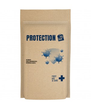 Printécom - Objets et Supports Publicitaires - Kit de protection MyKit en pochette papier | PRINTECOM