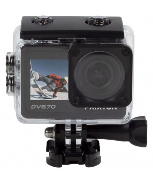Printécom - Objets et Supports Publicitaires - Caméra d’action Prixton DV670 à double écran 4K | PRINTECOM