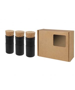 Ensemble de 3 jardinets de bureau aux fleurs personnalisé Hey Pots Printécom - Objets et Supports Publicitaires publicitaire