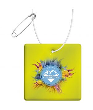 Attache réfléchissante légère carrée en PVC personnalisée RFX H-16 Printécom - Objets et Supports Publicitaires publicitaire