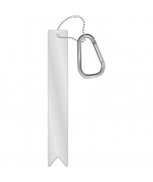 Printécom - Objets et Supports Publicitaires - Attache RFX™ H-9 légère en PVC réfléchissant avec mousqueton | PRINTECOM