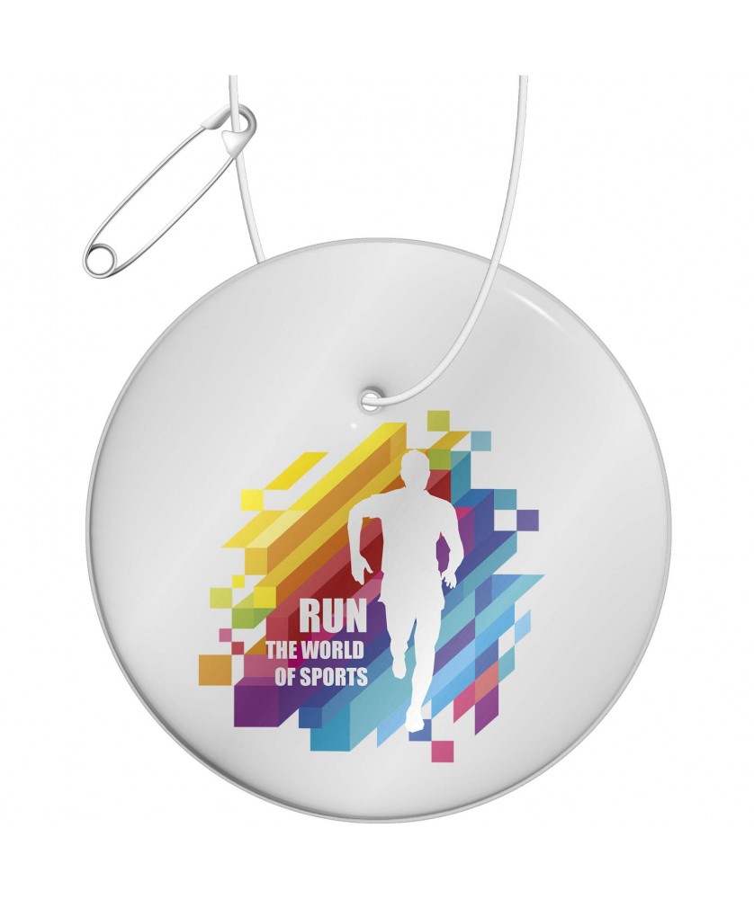 Printécom - Objets et Supports Publicitaires - Attache ronde RFX™ H-16 en PVC léger et réfléchissant | PRINTECOM