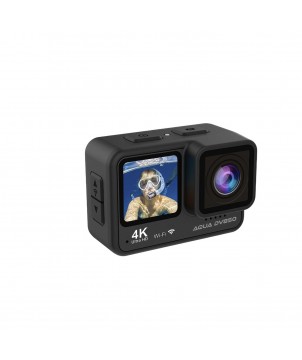 Printécom - Objets et Supports Publicitaires - Caméra d’action 4K Prixton DV850 Aqua avec double écran 4K | PRINTECOM