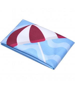 Printécom - Objets et Supports Publicitaires - Serviette légère Kousa avec impression par sublimation de 30 x 50 cm | PRINTECOM