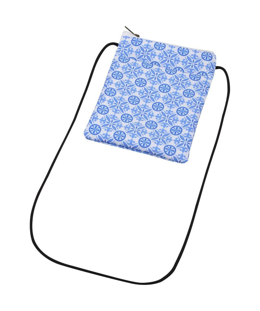 Étui de téléphone bandoulière en RPET sublimation personnalisé Etta Printécom - Objets et Supports Publicitaires publicitaire