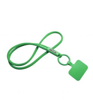 Tour de cou porte-téléphone à tube en plastique recyclé personnalisé Tubyard Printécom - Objets et Supports Publicitaires pub...
