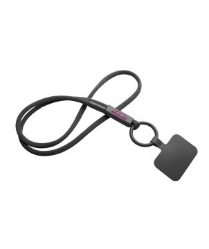 Tour de cou porte-téléphone à tube en plastique recyclé personnalisé Tubyard Printécom - Objets et Supports Publicitaires pub...