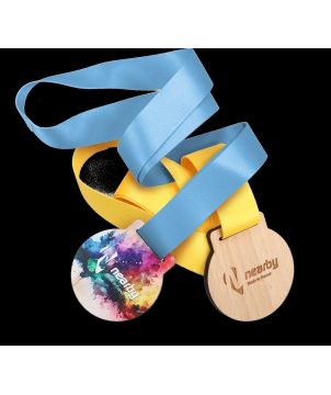 Médaille bois - 60mm...