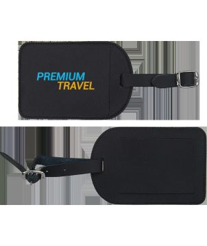 Étiquette à bagage cuir...