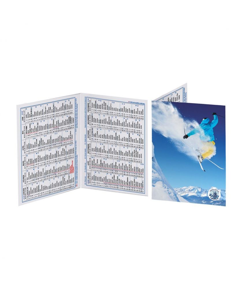 Calendrier de poche personnalisé Made in France Printécom - Objets et Supports Publicitaires publicitaire