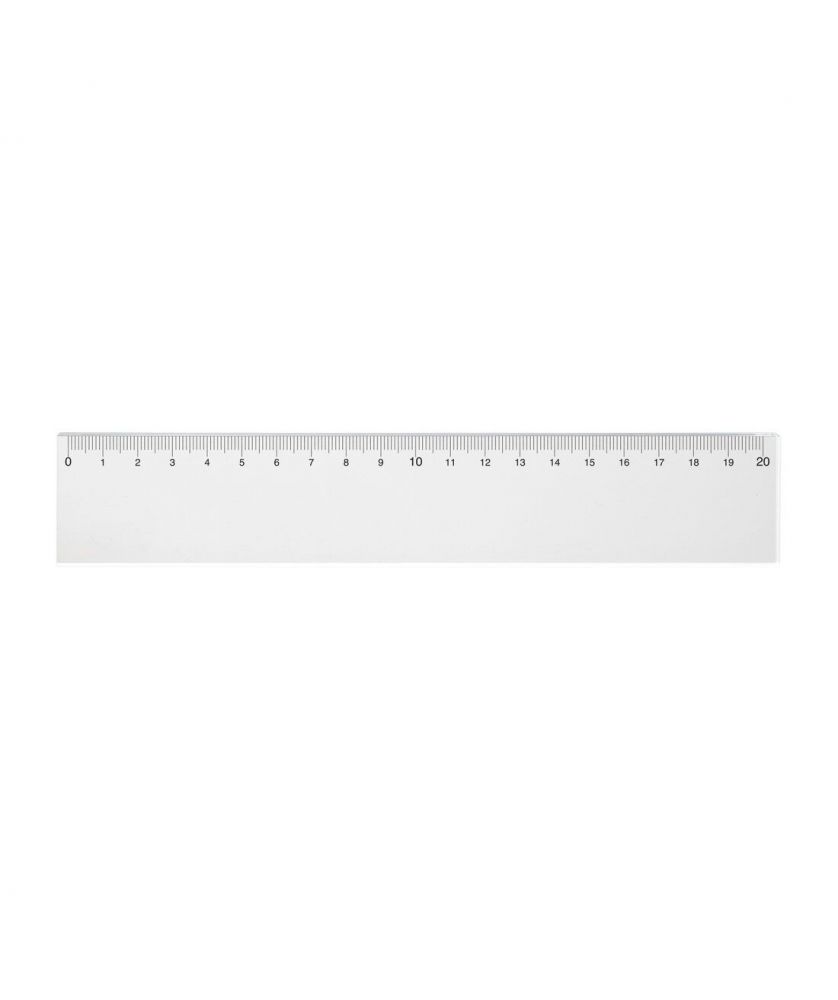 Regle 20cm en pmmare épaisseur5 mm personnalisé Made in France Printécom - Objets et Supports Publicitaires publicitaire