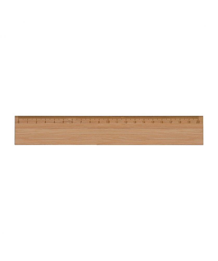 Regle bambou 20 cm épaisseur0.5cm personnalisé Made in France Printécom - Objets et Supports Publicitaires publicitaire